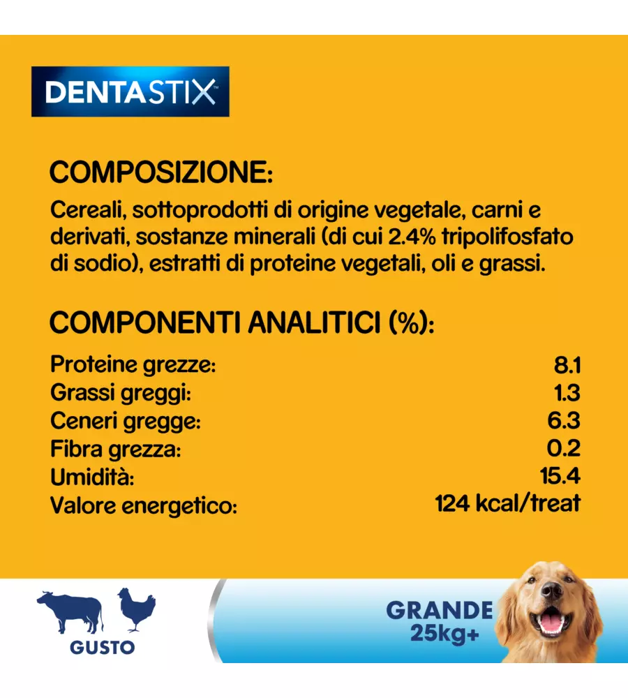 Pedigree - dentastix snack igiene orale large, 42 pz